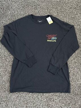 Target Miller High Life Black Long-Sleeve Tee